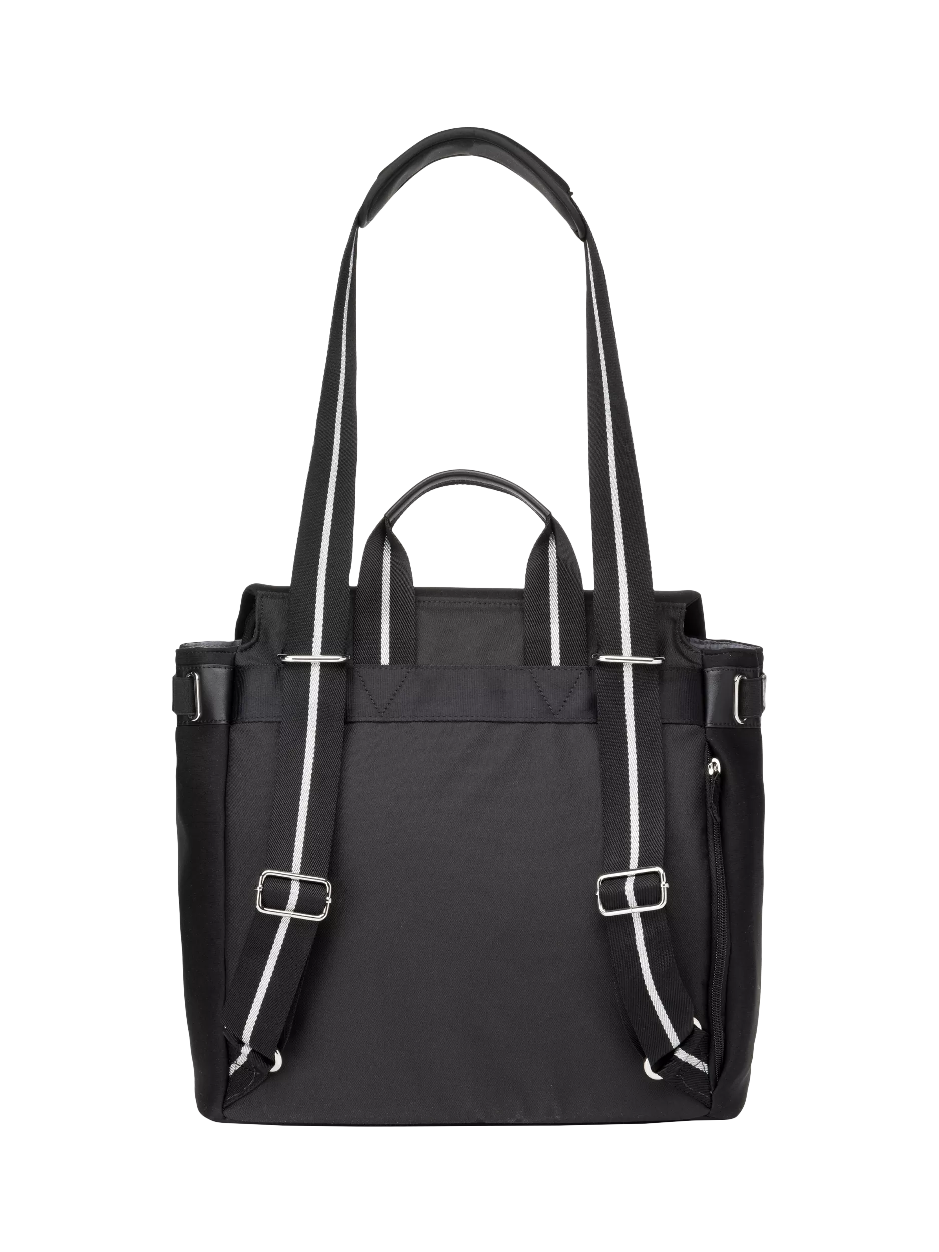 Storksak St James scuba changing bag black/silver, UK version