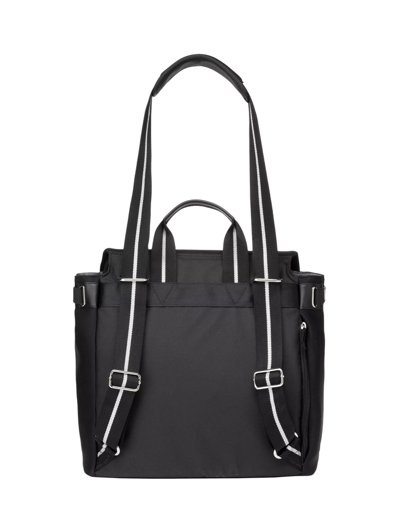 Storksak St James scuba changing bag black/silver, UK version