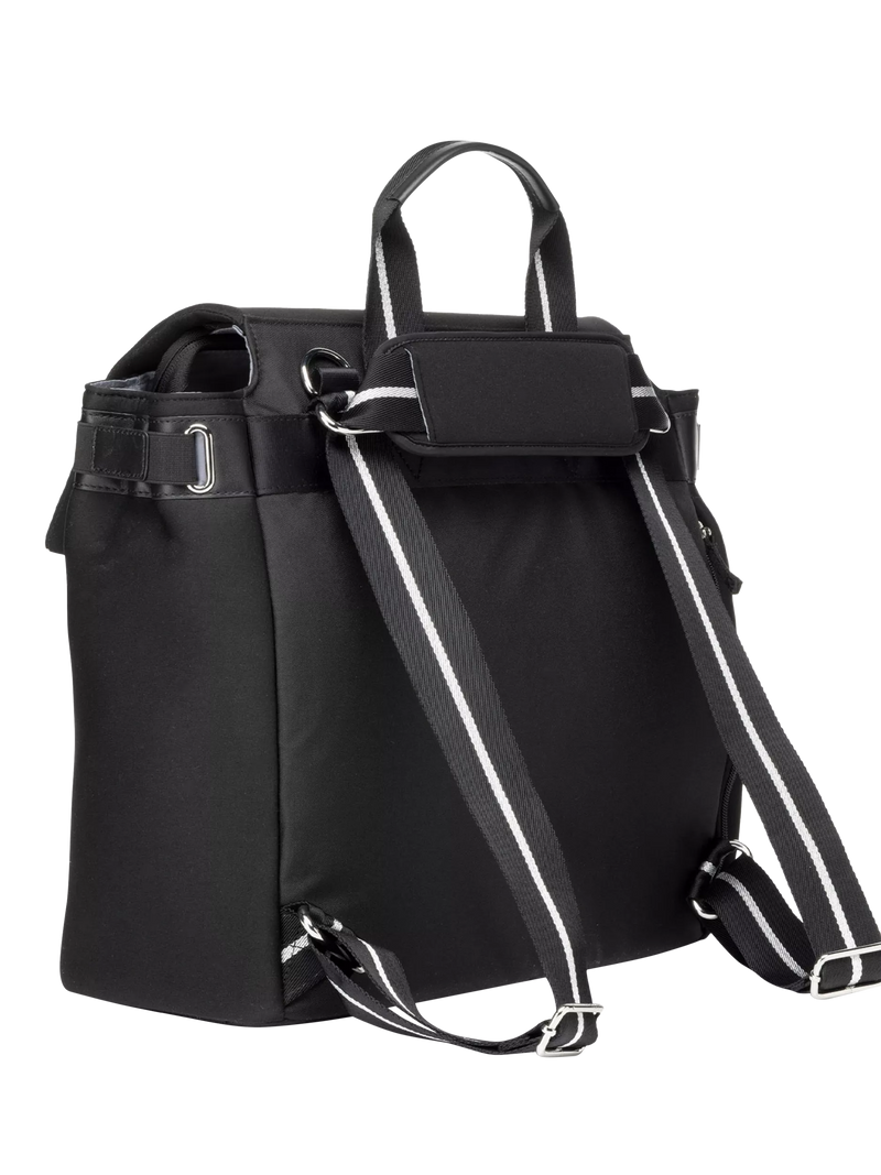Storksak St James scuba changing bag black/silver, UK version