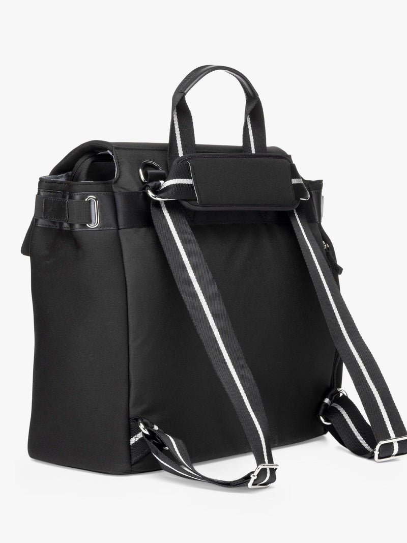 Storksak St James scuba changing bag black/silver, UK version