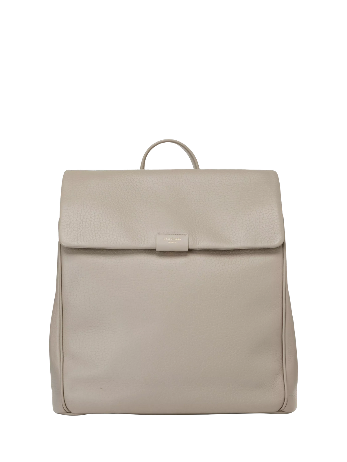 Storksak St James leather changing bag taupe, imported from the UK