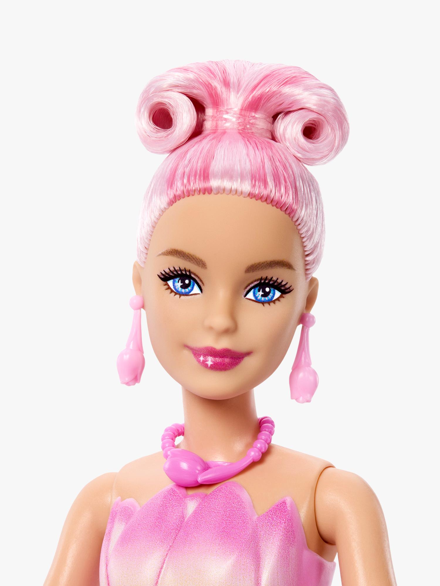 Barbie Petal POP pink tulip scented fashion doll (British brand)