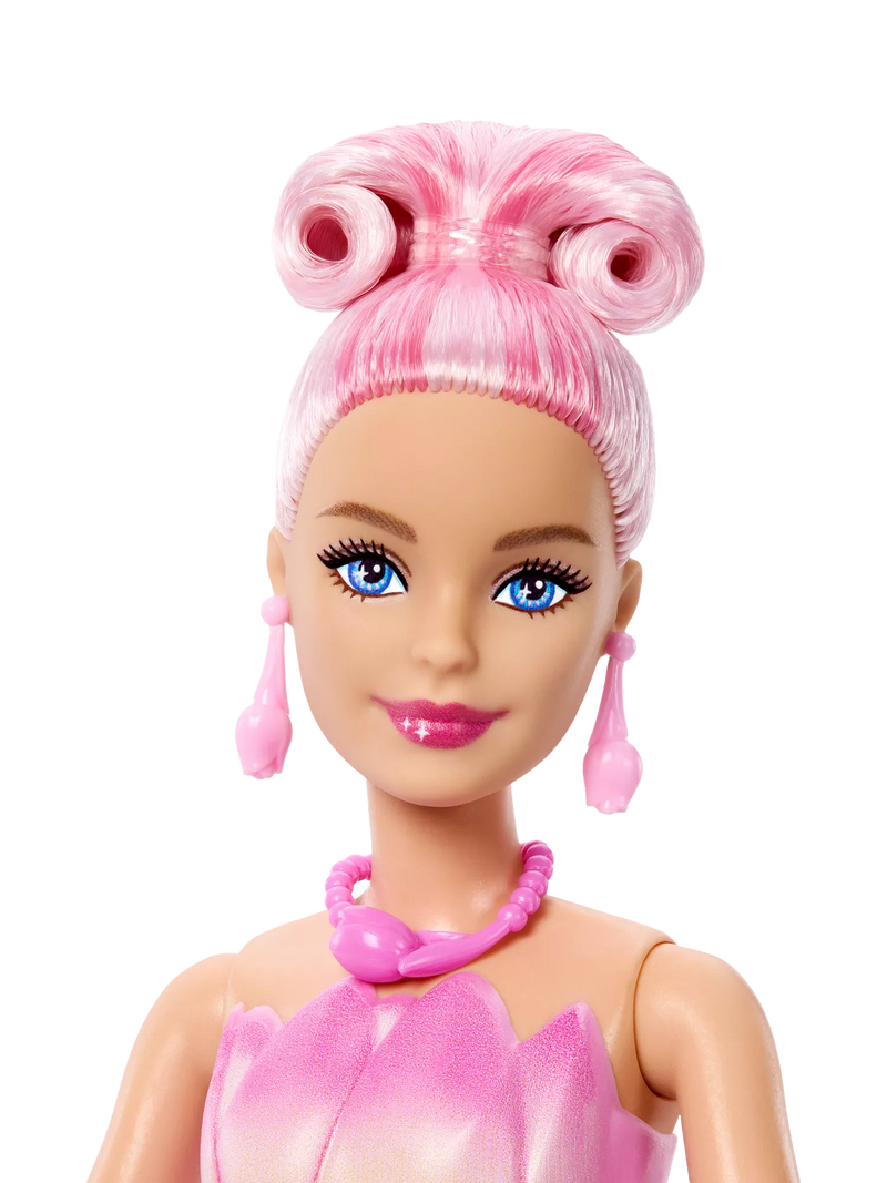 Barbie Petal POP pink tulip scented fashion doll (British brand)