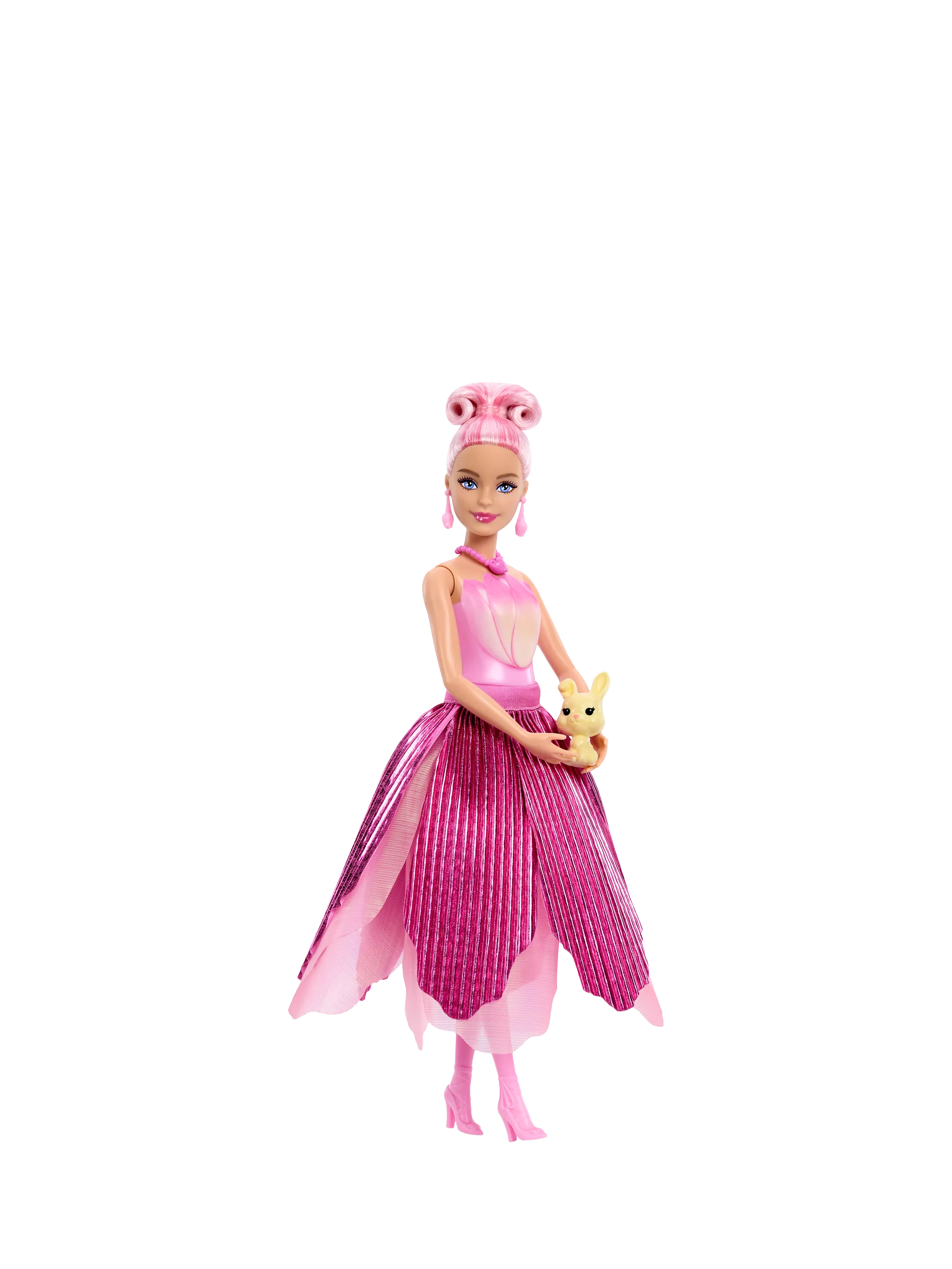 Barbie Petal POP pink tulip scented fashion doll (British brand)
