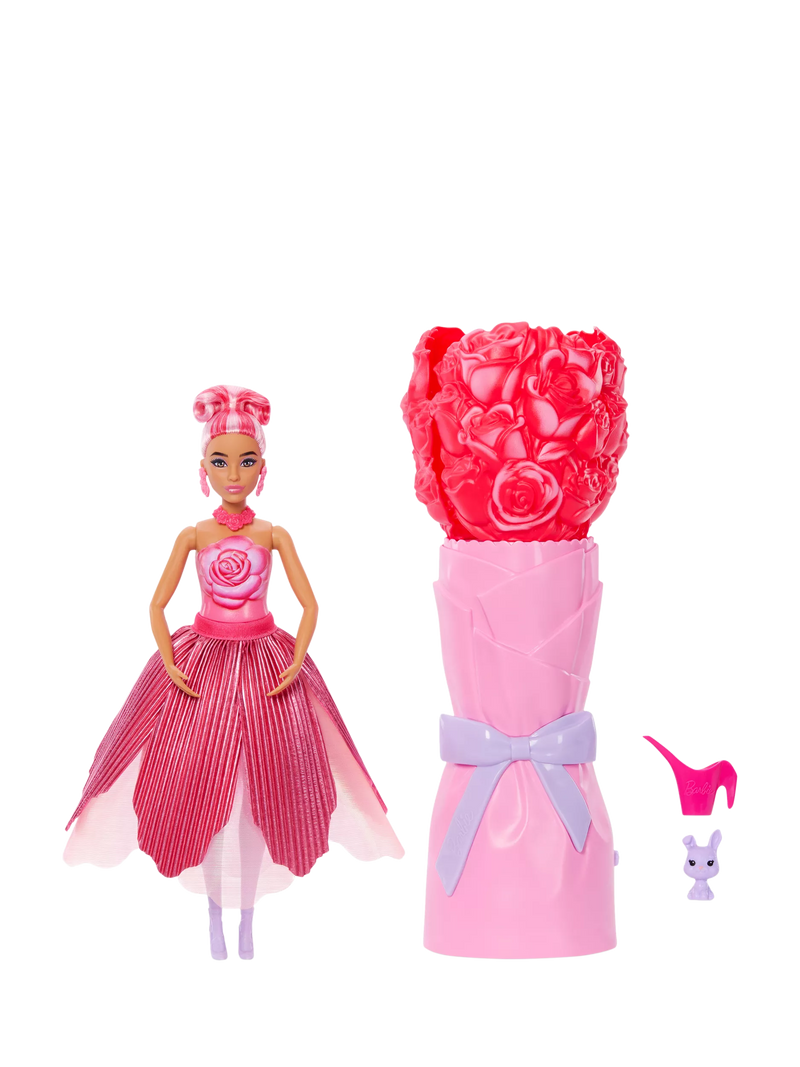 Barbie Petal POP red rose scented doll (British brand)