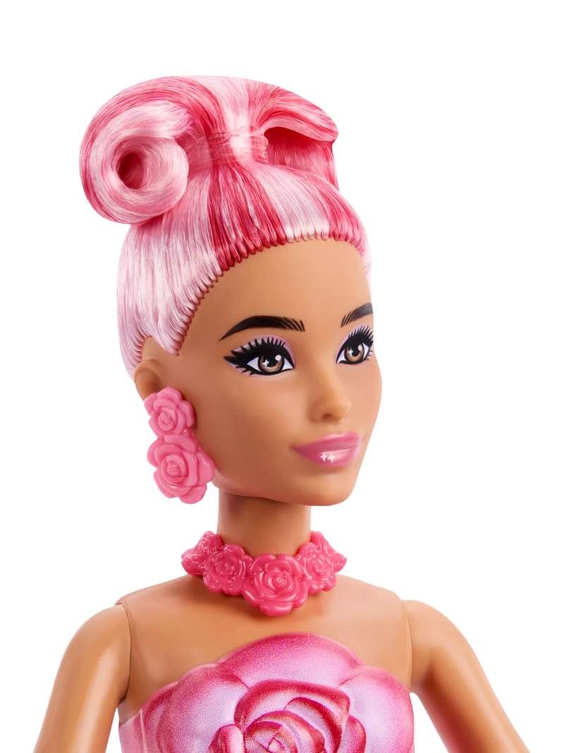 Barbie Petal POP red rose scented doll (British brand)