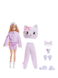 Barbie Cutie Reveal Sweet Bows Purple Kitten doll, UK version
