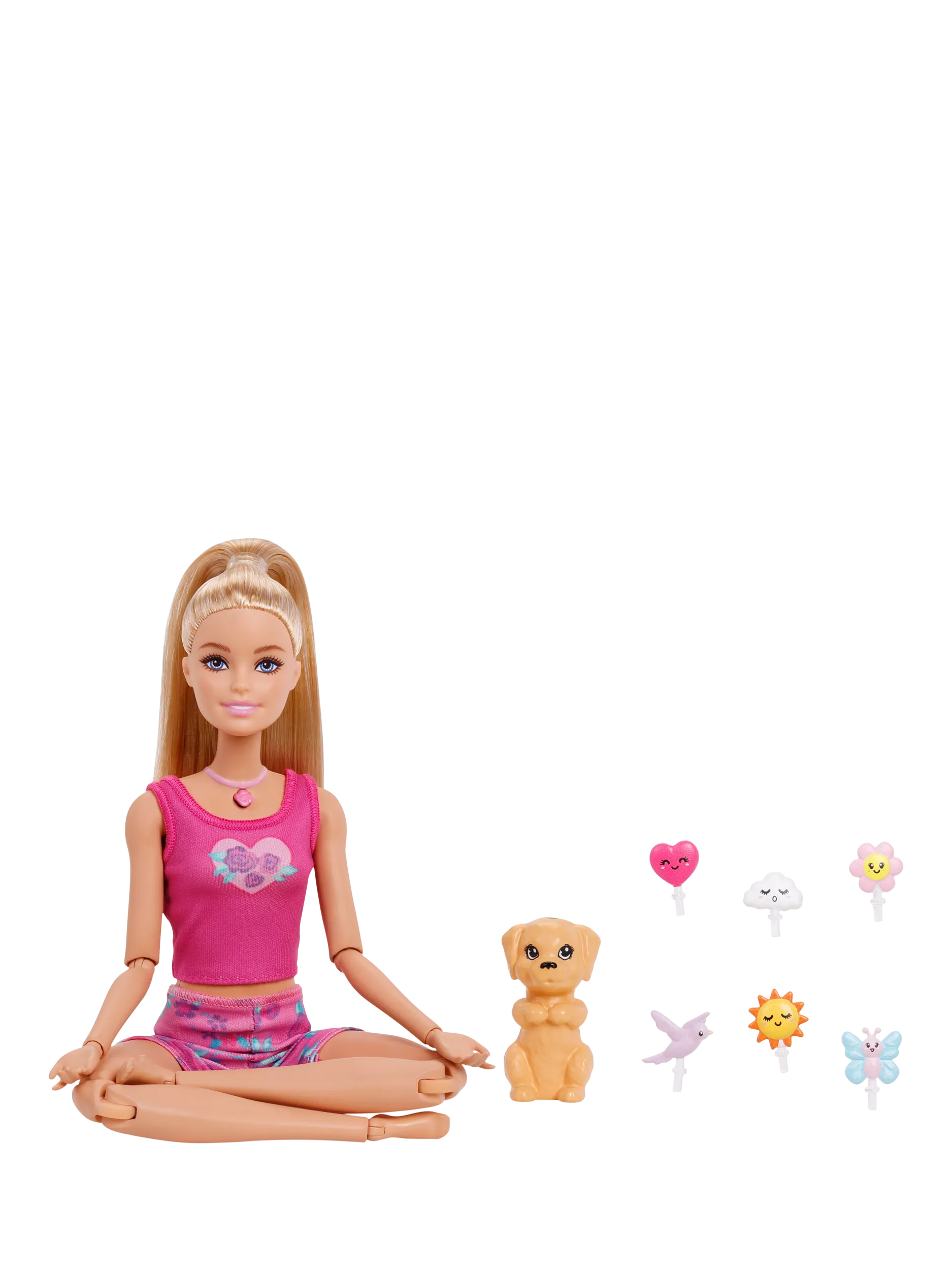 Barbie Mindful Moves fashion doll with puppy, UK version