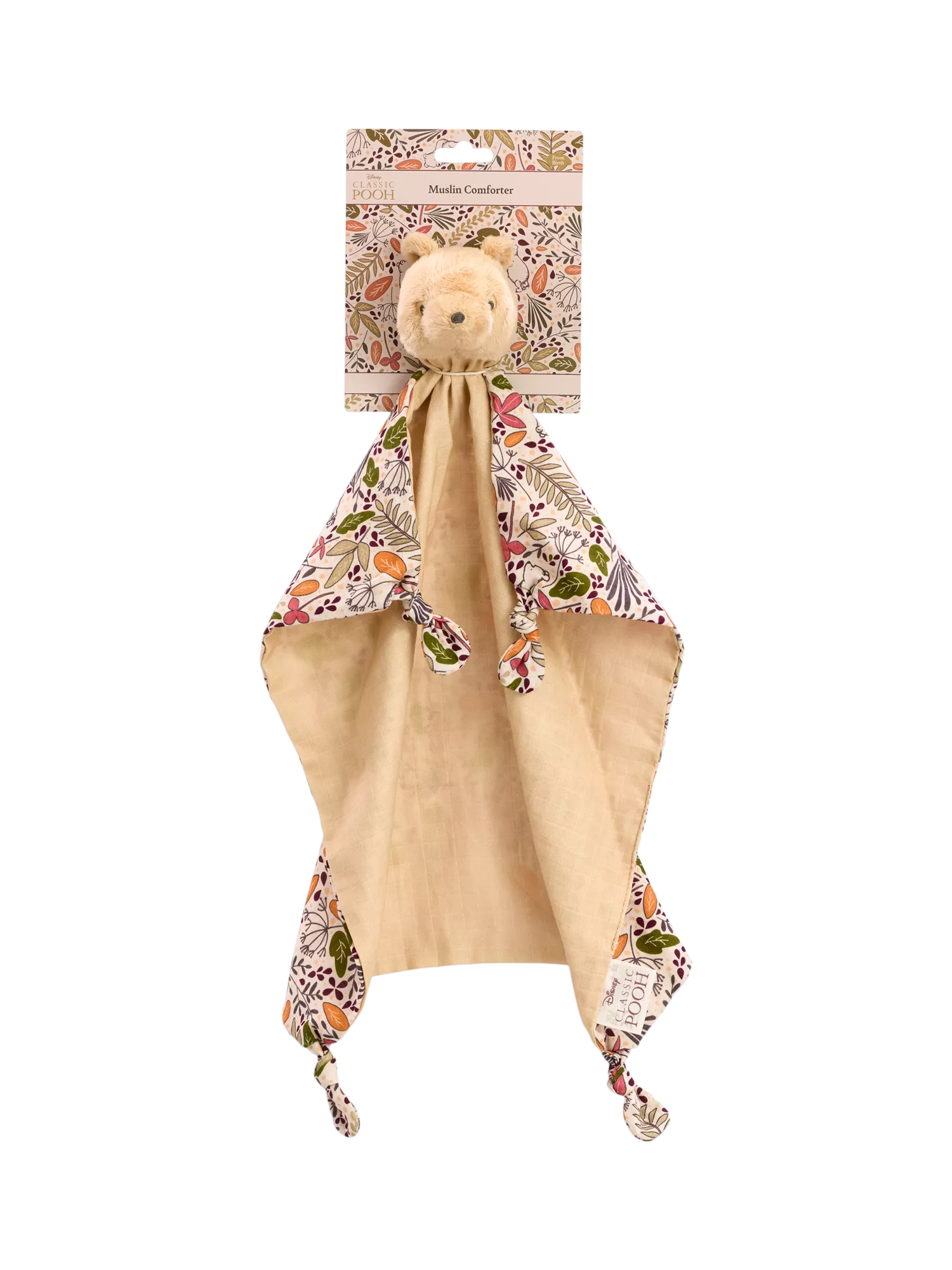 Winnie the Pooh muslin comforter baby toy, imported from the UK