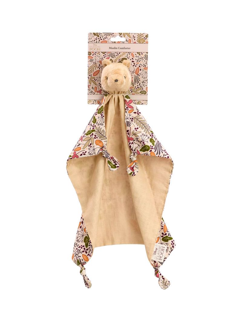 Winnie the Pooh muslin comforter baby toy, imported from the UK