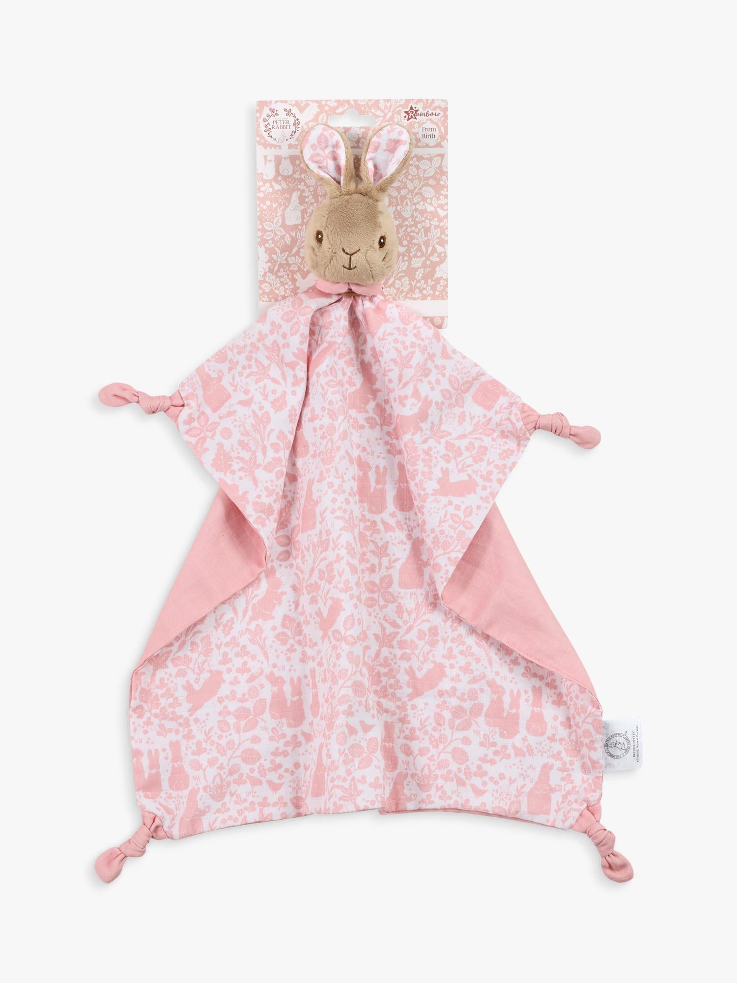 Rainbow Designs Peter Rabbit Flopsy muslin comforter (British brand)