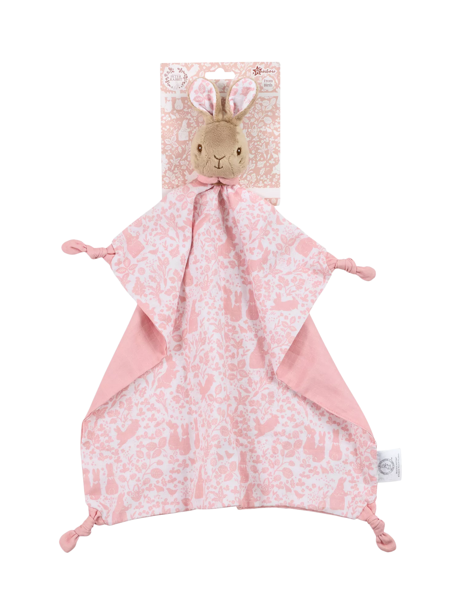 Rainbow Designs Peter Rabbit Flopsy muslin comforter (British brand)