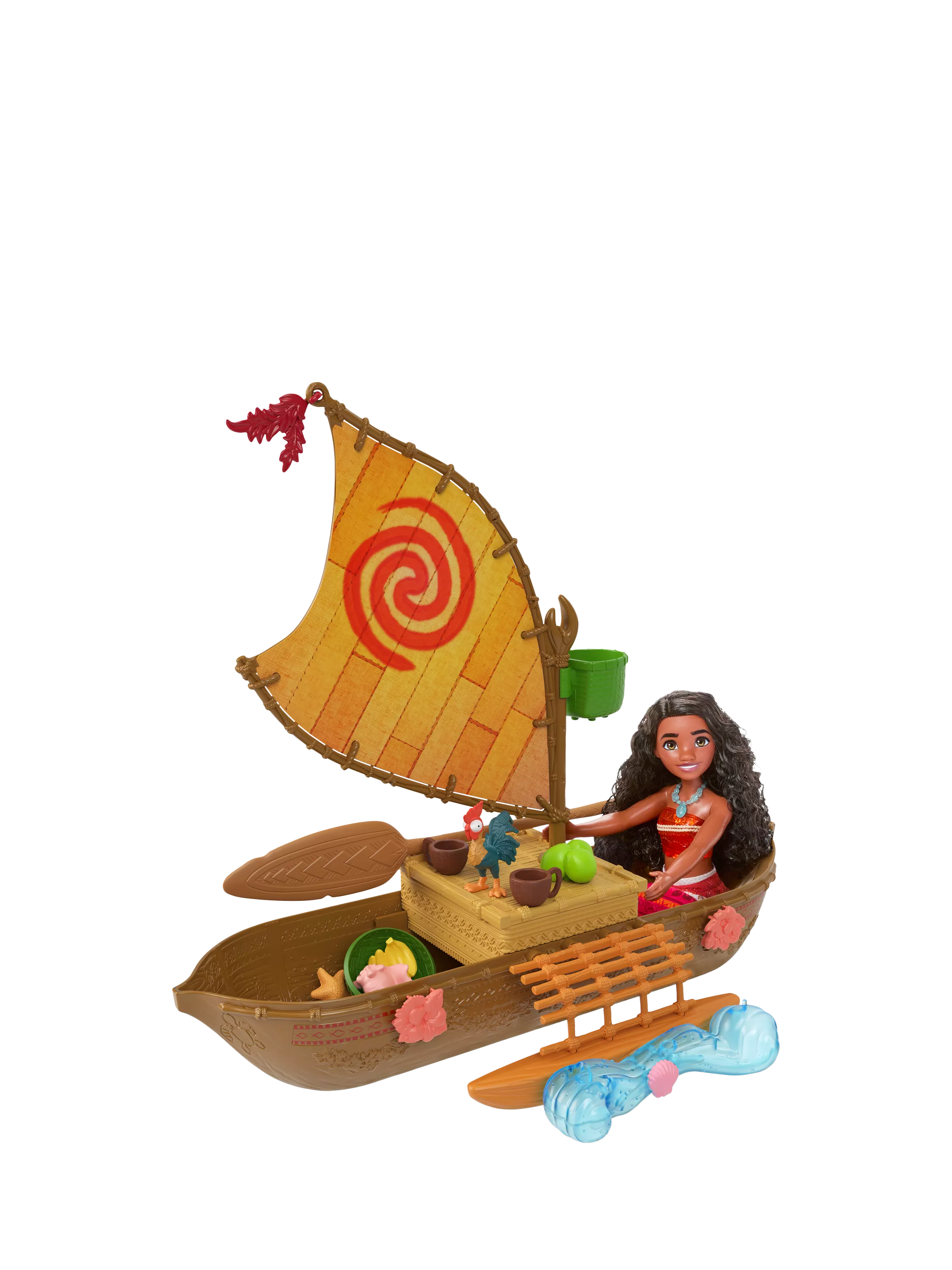 Disney Moana Ocean Voyager canoe playset - British product