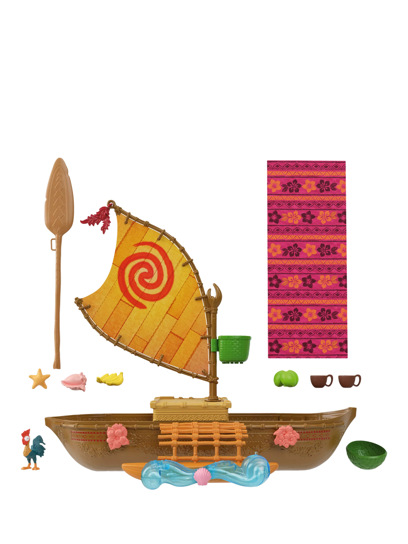 Disney Moana Ocean Voyager canoe playset - British product