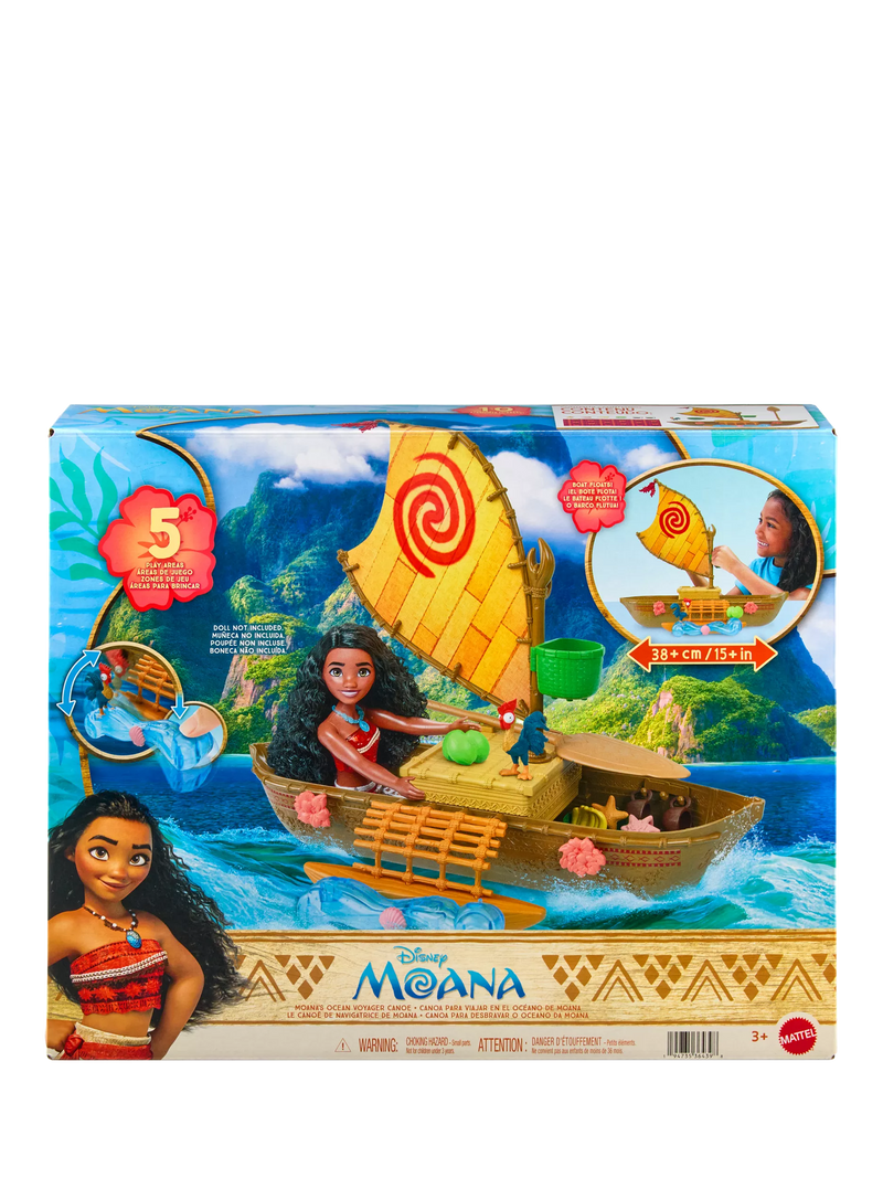 Disney Moana Ocean Voyager canoe playset - British product