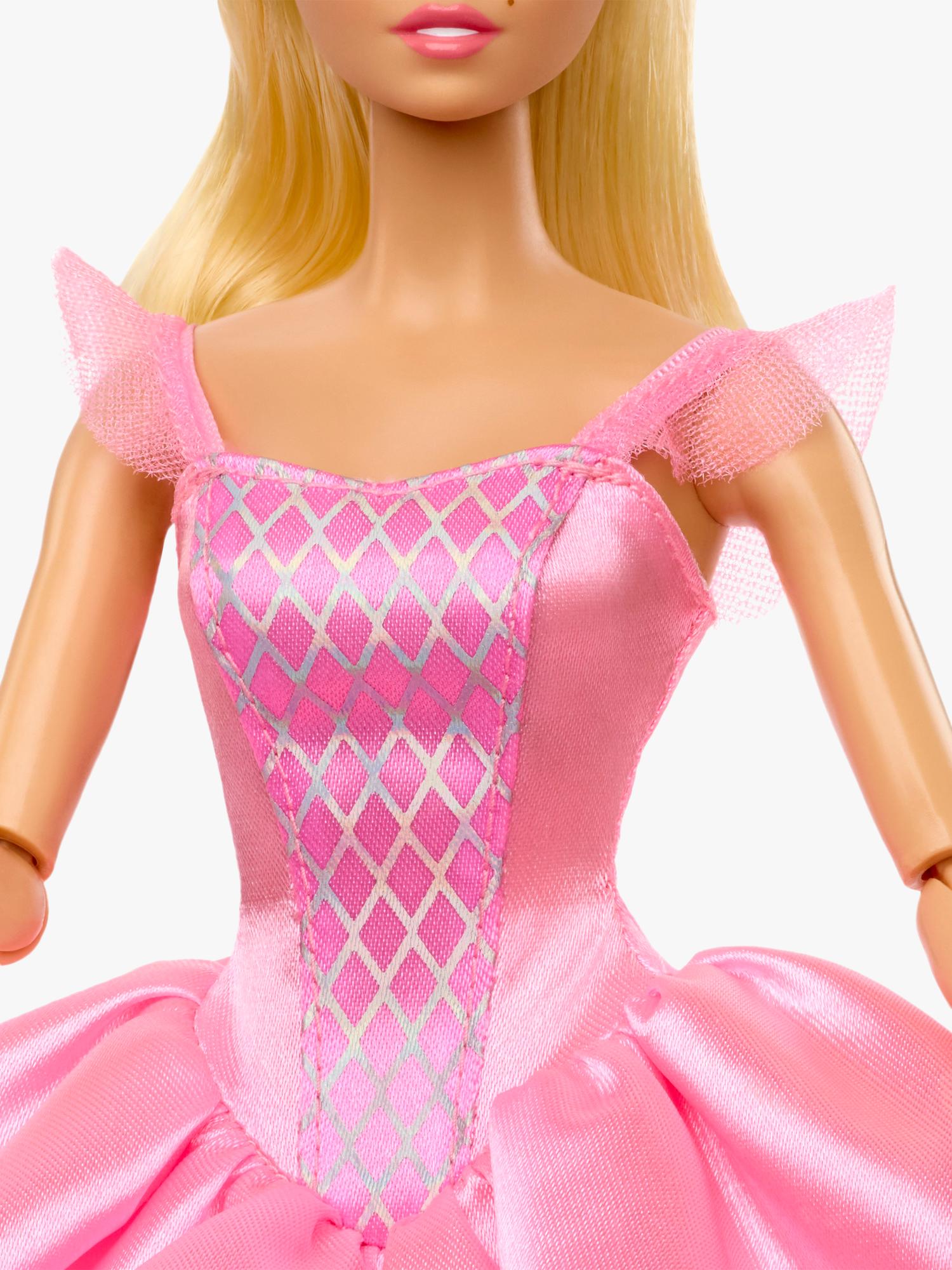 Barbie Ballet Wishes doll in pink ballet costume, UK version