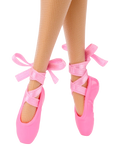 Barbie Ballet Wishes doll in pink ballet costume, UK version