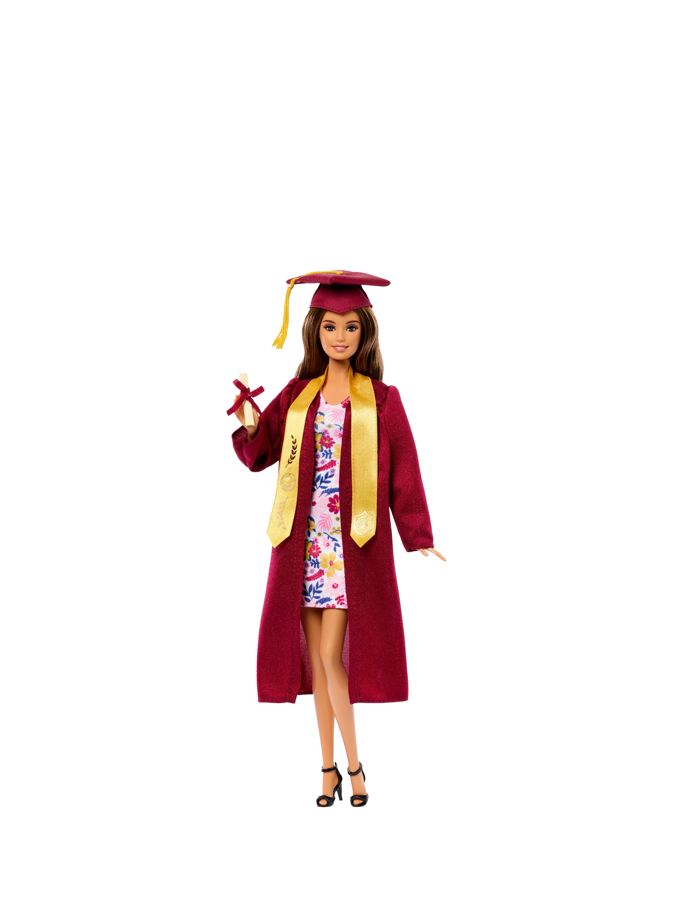 Barbie Graduation Wishes doll with cap and gown (British brand)