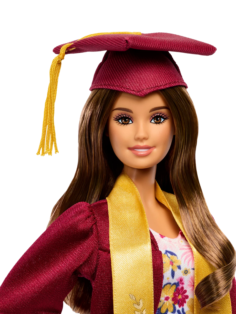 Barbie Graduation Wishes doll with cap and gown (British brand)