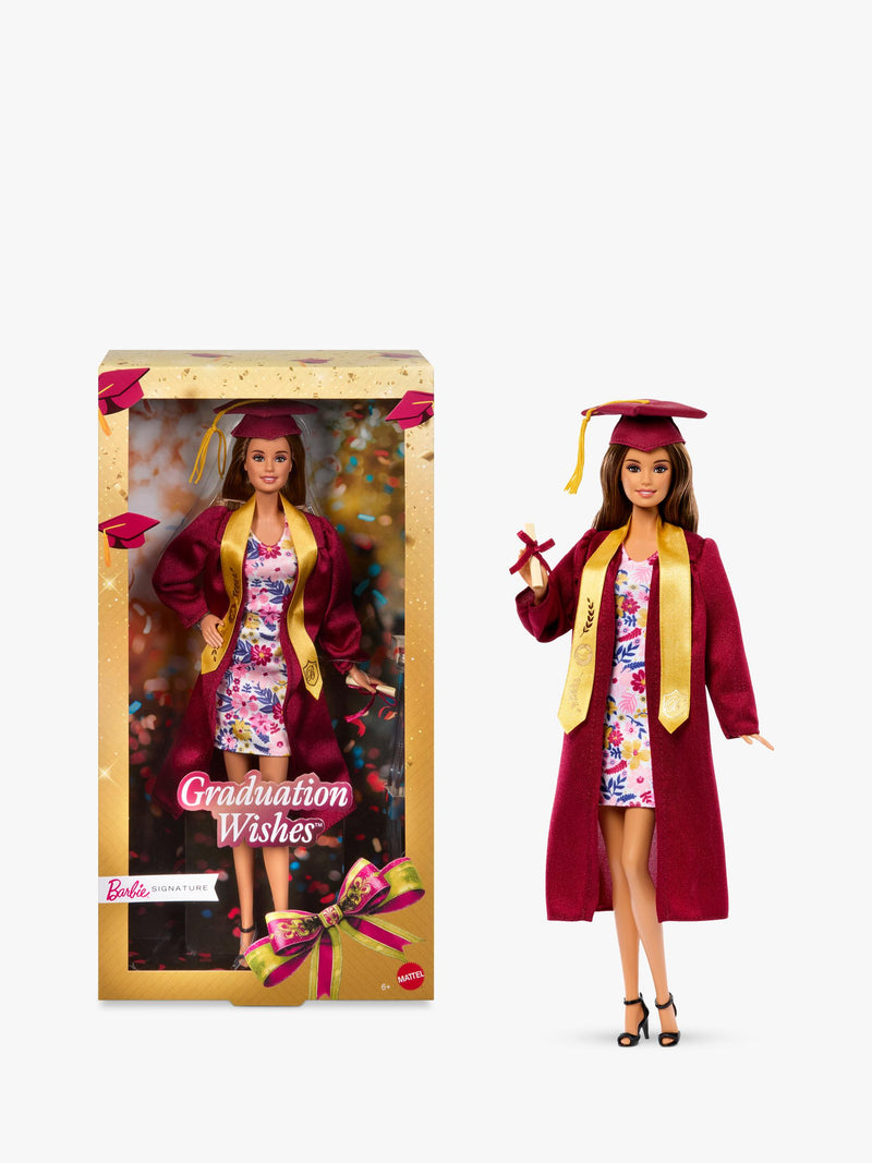 Barbie Graduation Wishes doll with cap and gown (British brand)