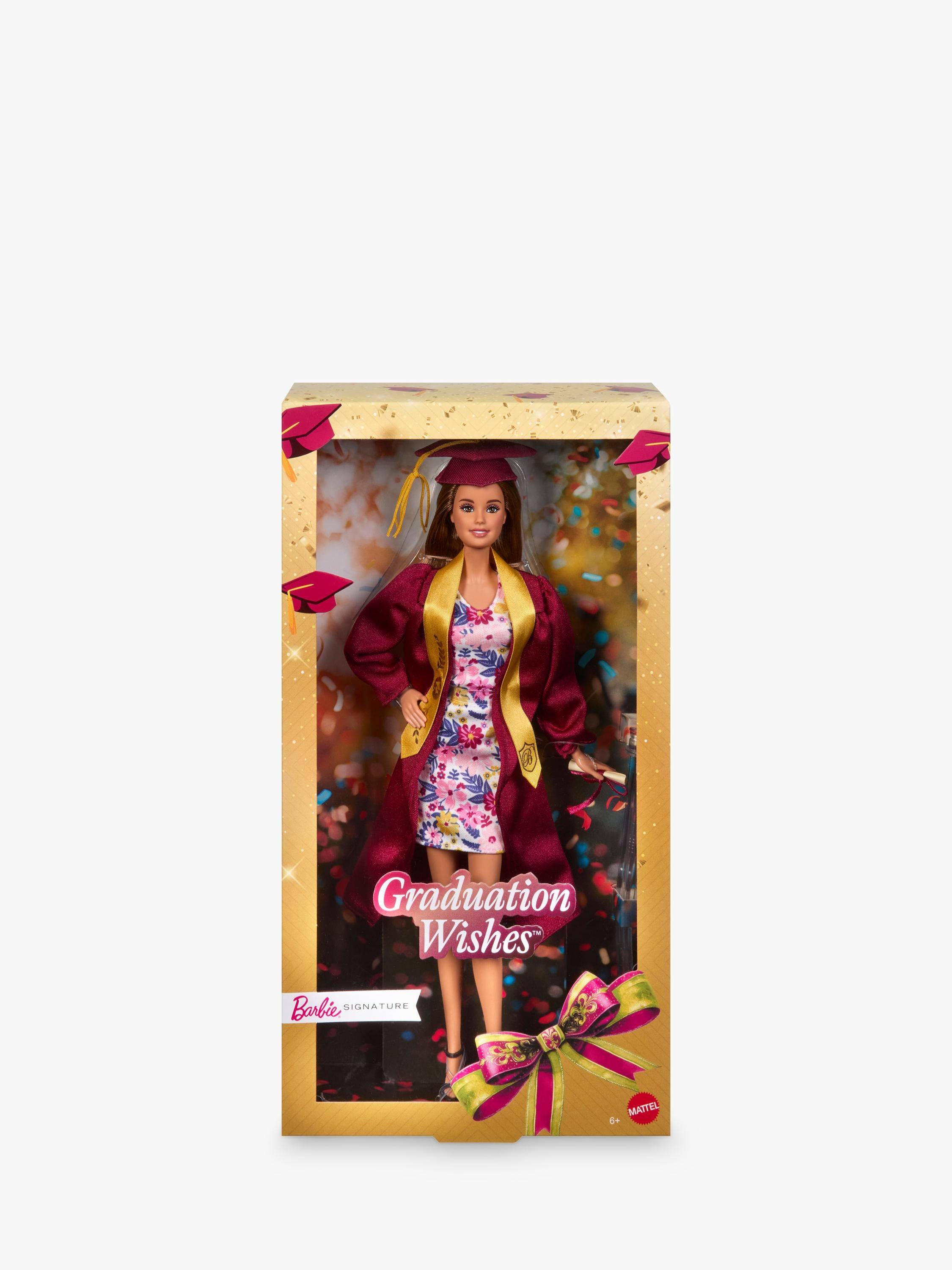Barbie Graduation Wishes doll with cap and gown (British brand)