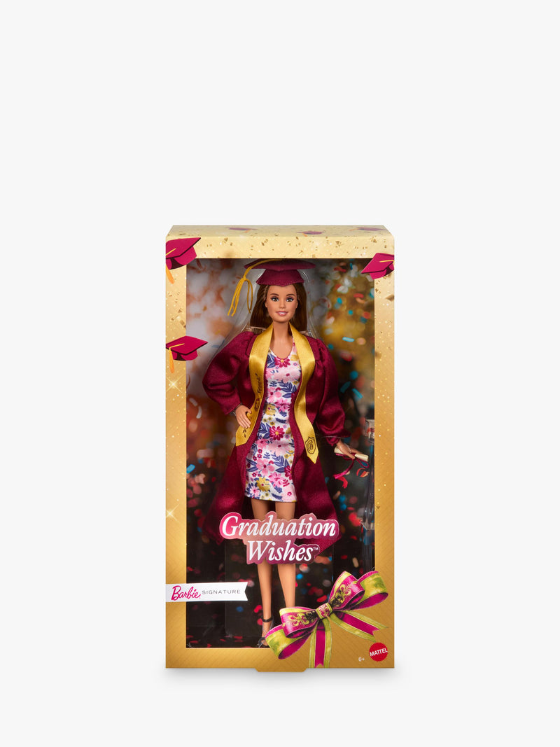 Barbie Graduation Wishes doll with cap and gown (British brand)