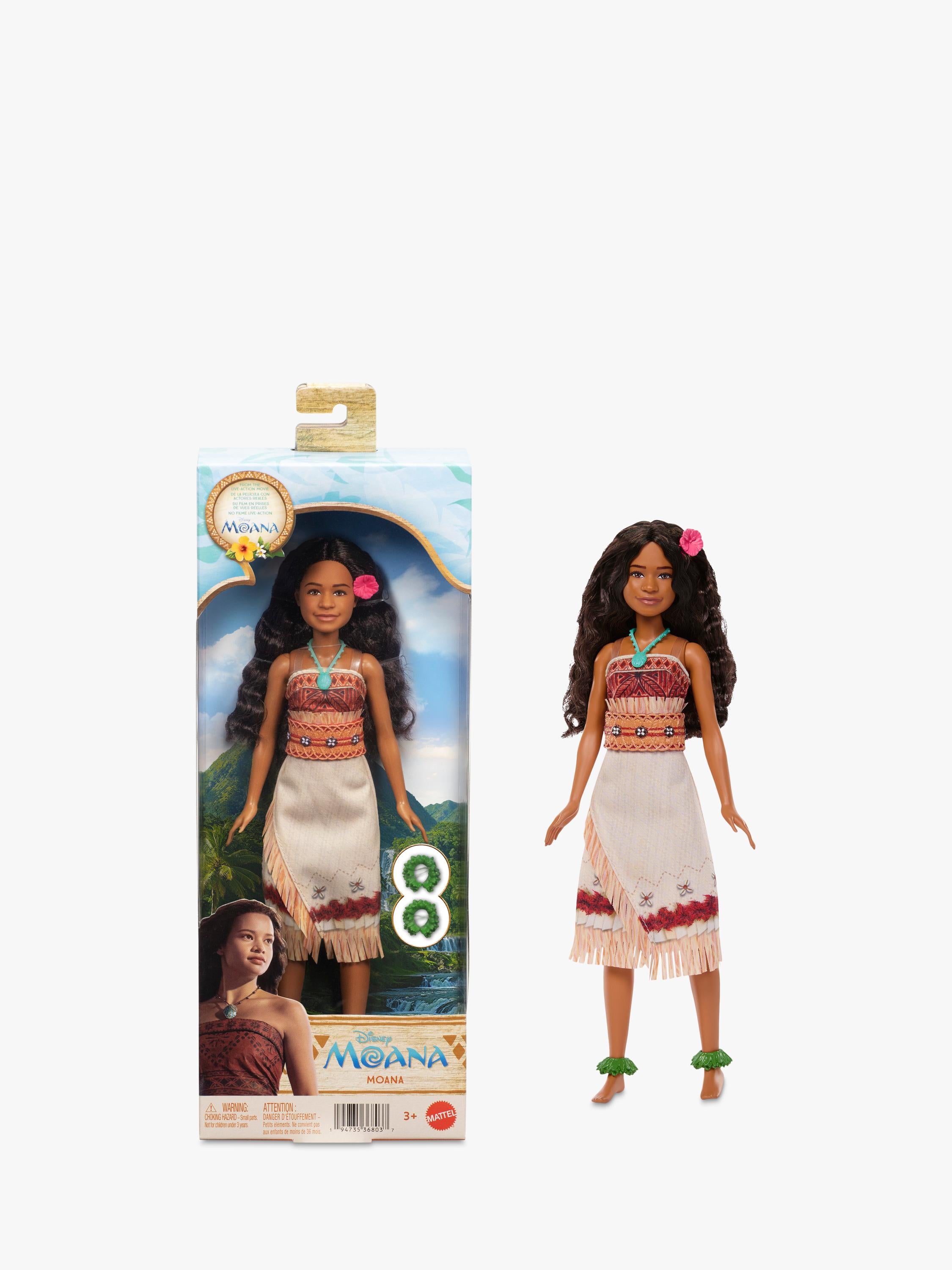 Disney Moana doll with outfit and accessories (British brand)