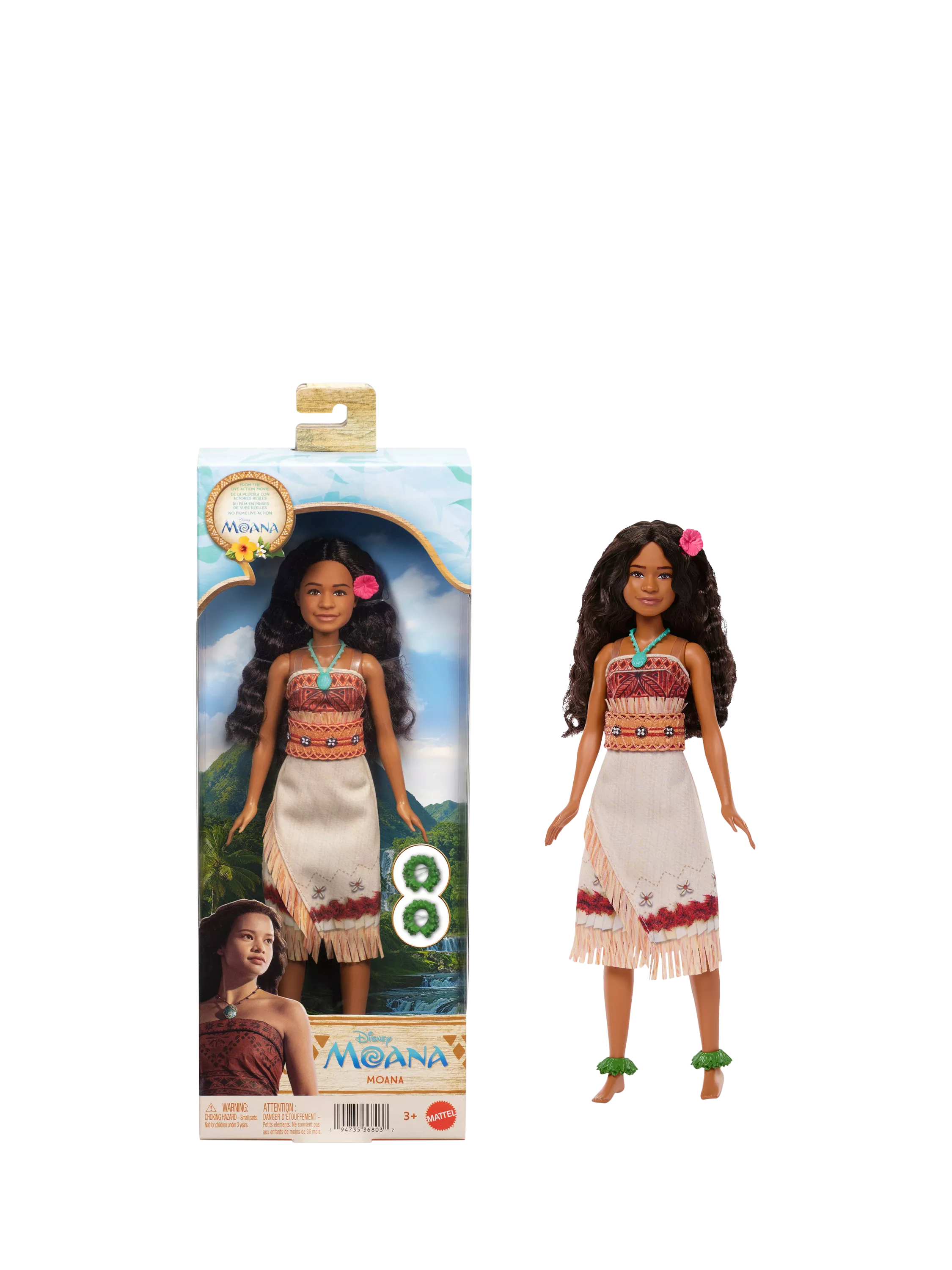 Disney Moana doll with outfit and accessories (British brand)