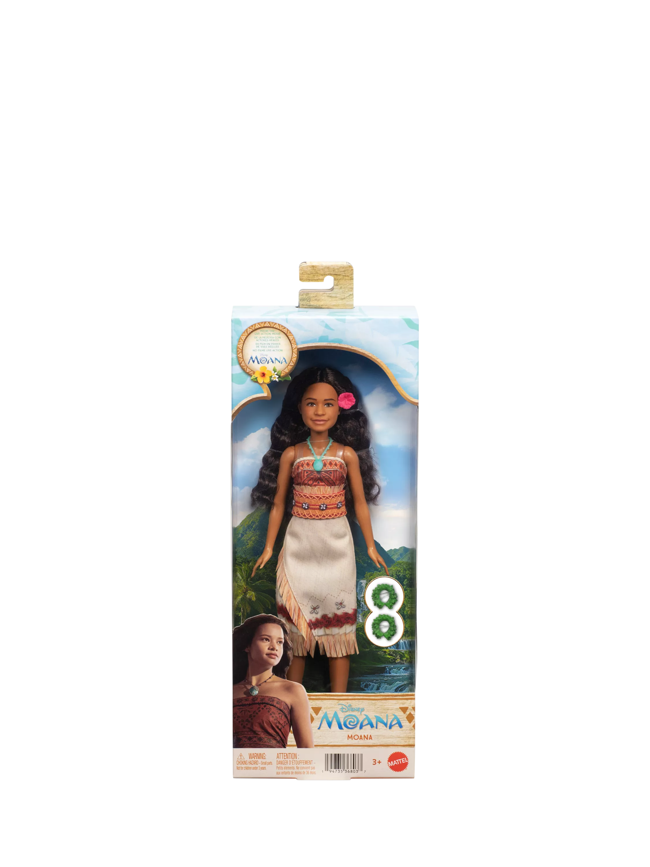 Disney Moana doll with outfit and accessories (British brand)