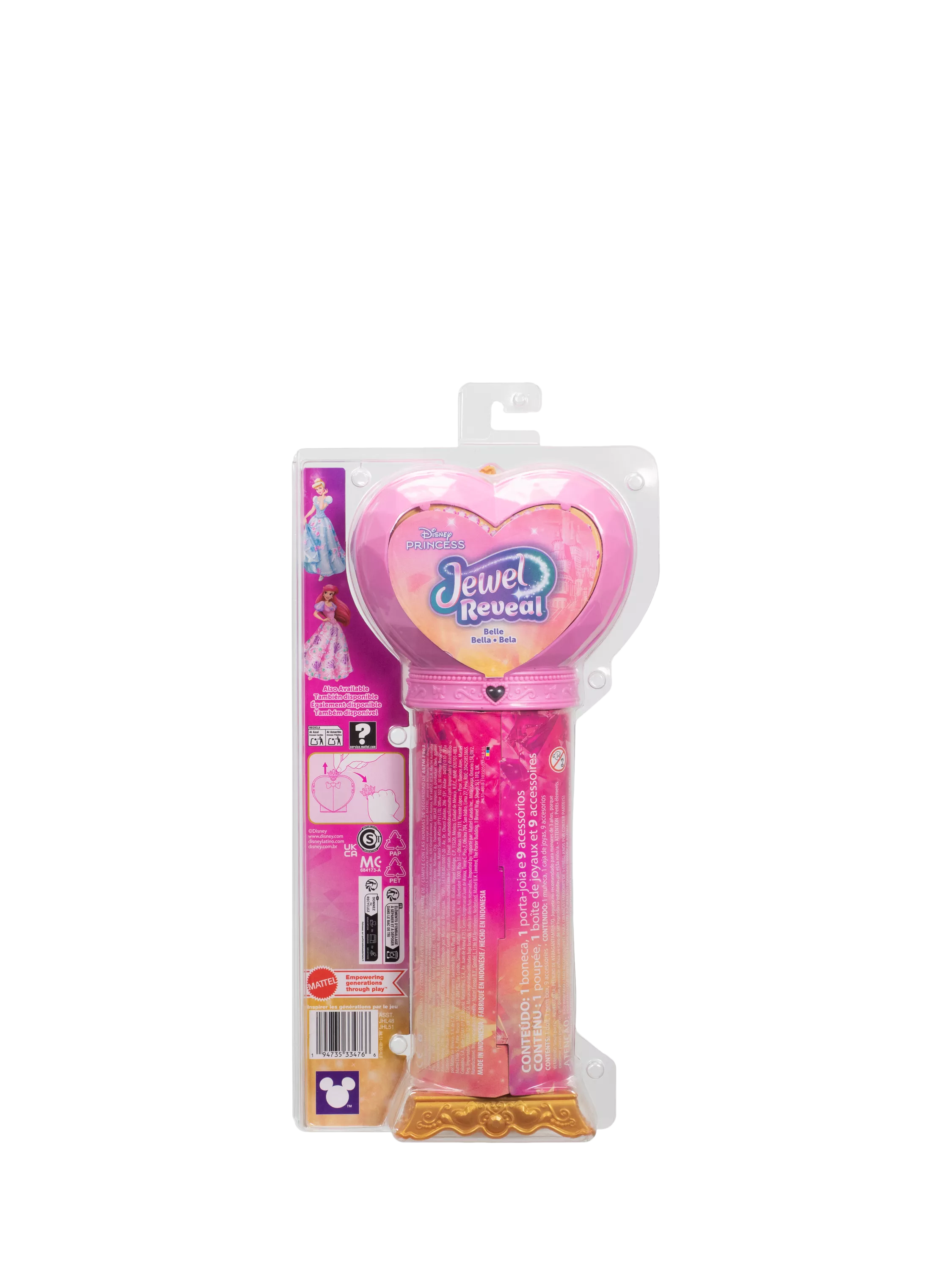 Disney Jewel Reveal Belle fashion doll - British product
