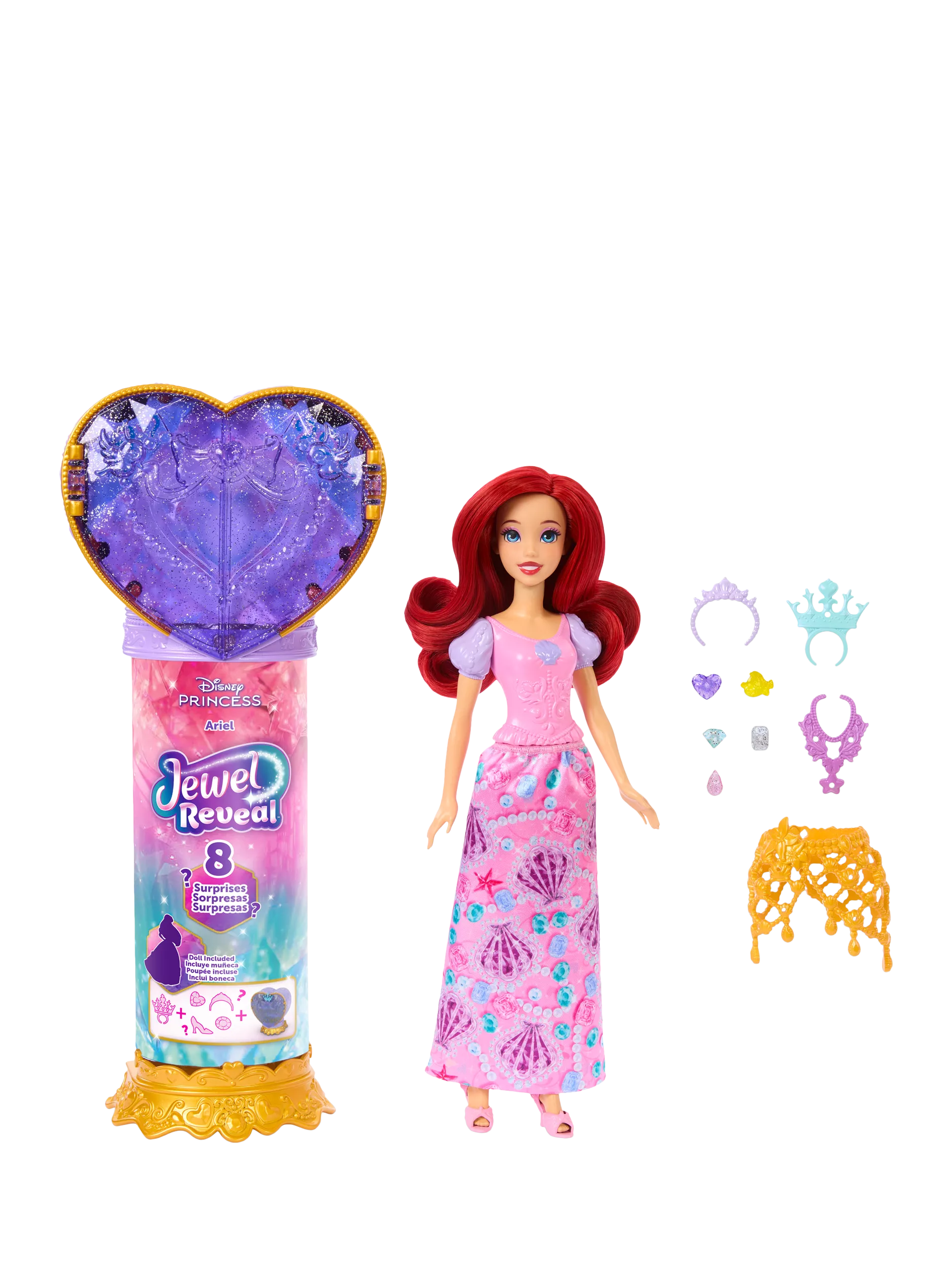 Disney Ariel Jewel Reveal fashion doll with accessories (British brand)