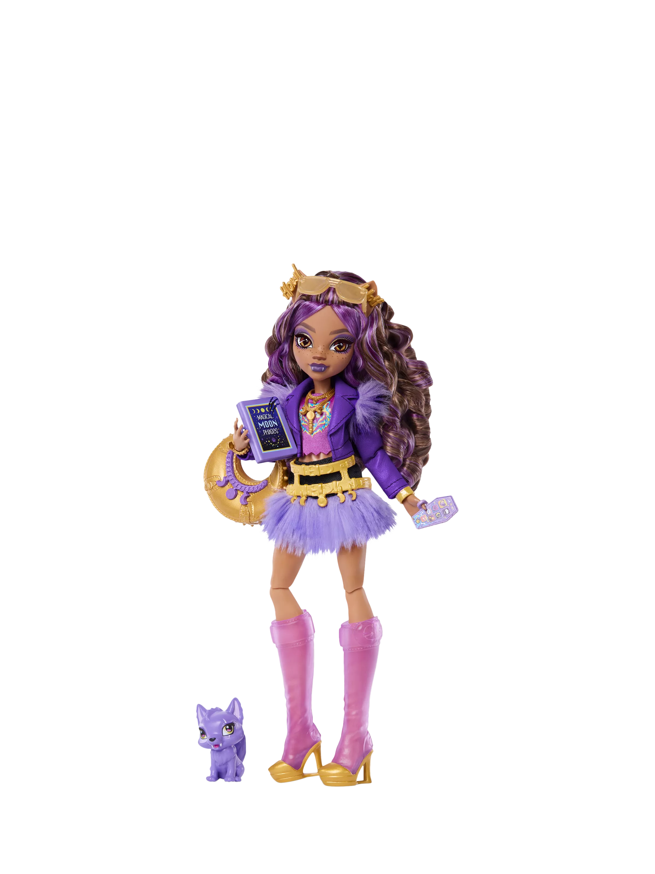 Monster High Clawdeen Wolf fashion doll with Crescent (British brand)