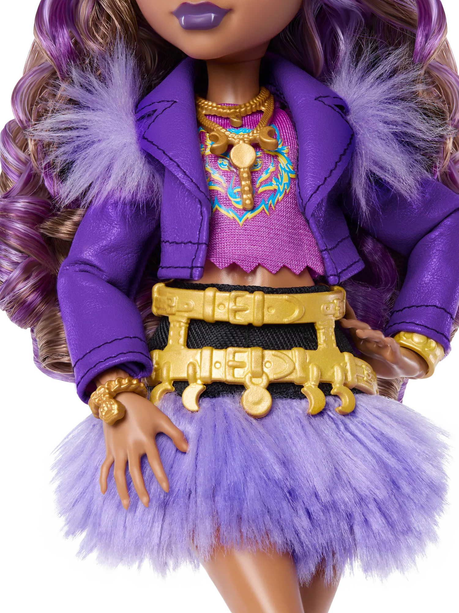 Monster High Clawdeen Wolf fashion doll with Crescent (British brand)