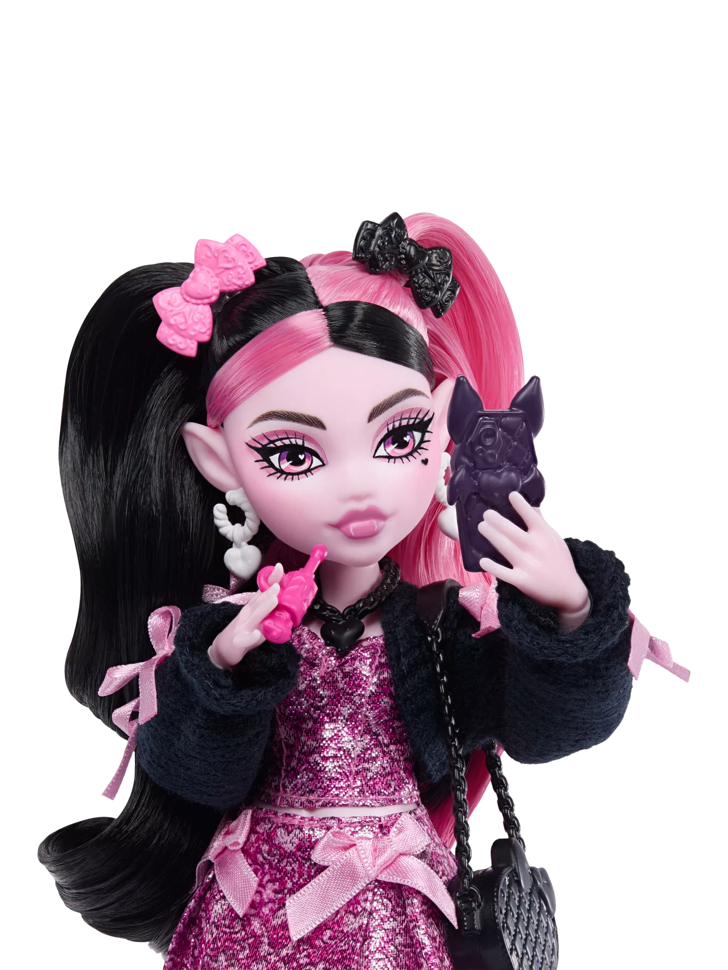 Monster High Draculaura doll with Count Fabulous pet (British brand)