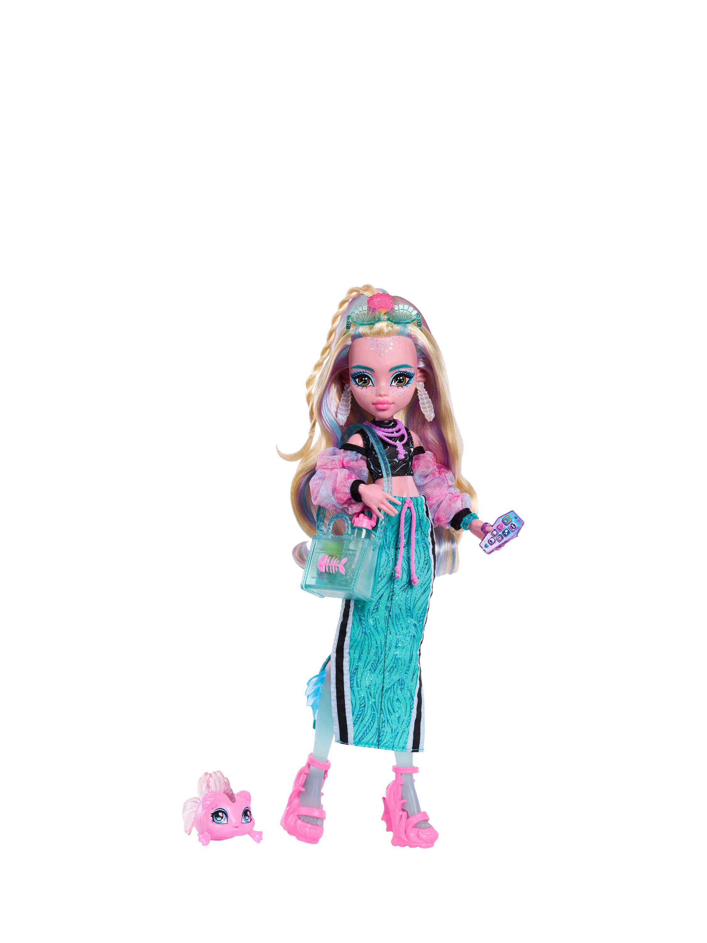 Monster High Lagoona Blue doll with Neptuna, imported from the UK