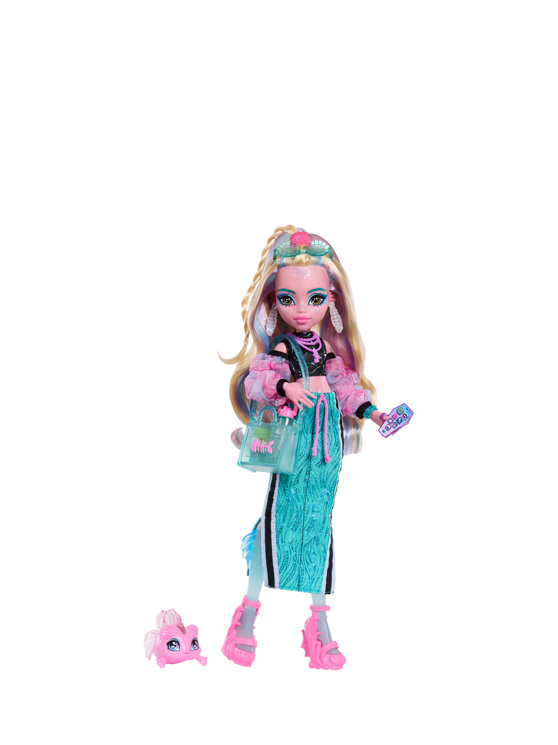 Monster High Lagoona Blue doll with Neptuna, imported from the UK