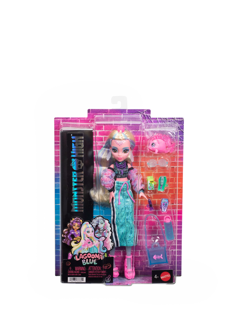 Monster High Lagoona Blue doll with Neptuna, imported from the UK