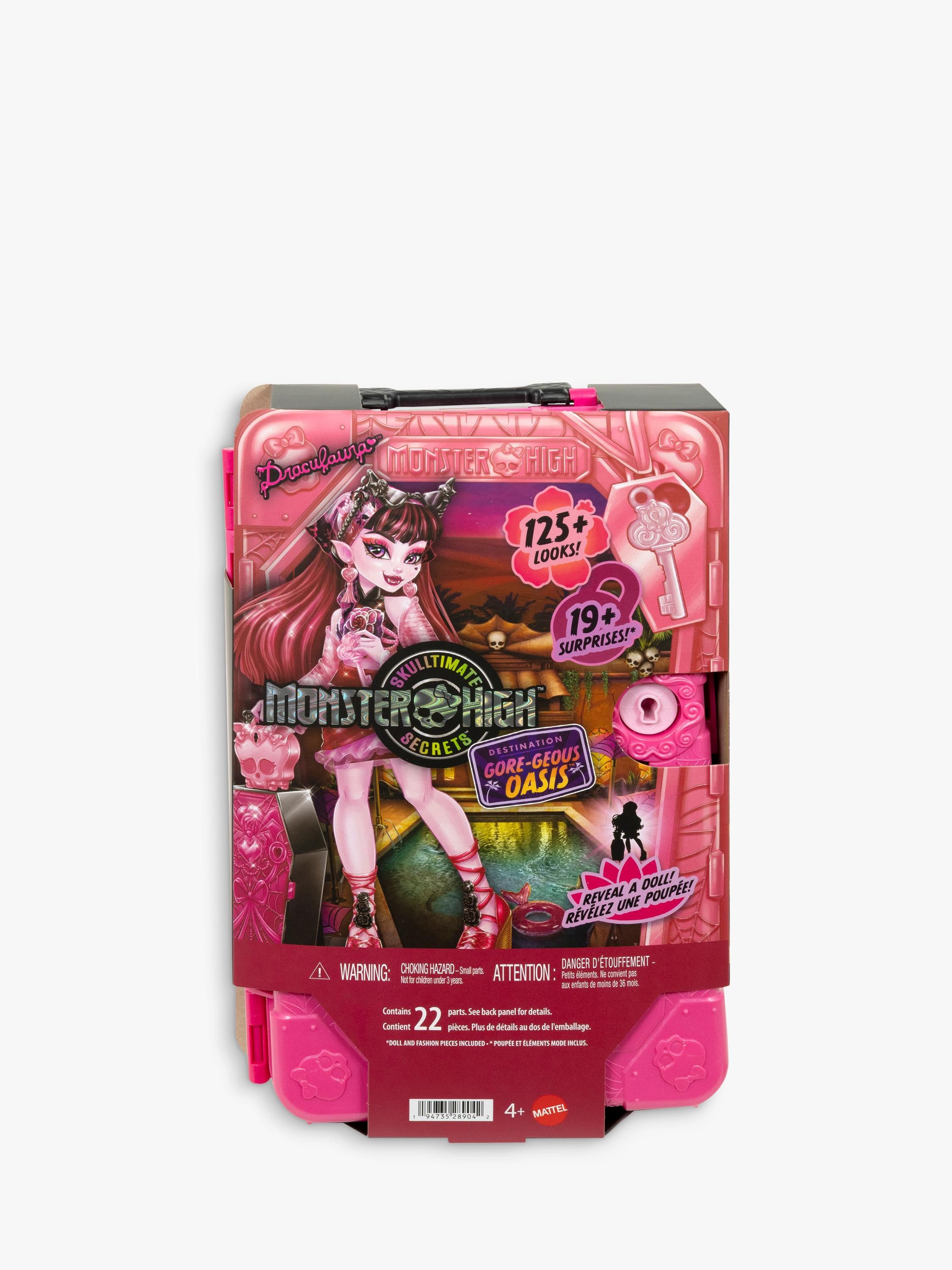 Monster High Draculaura Skulltimate Secrets doll, UK version
