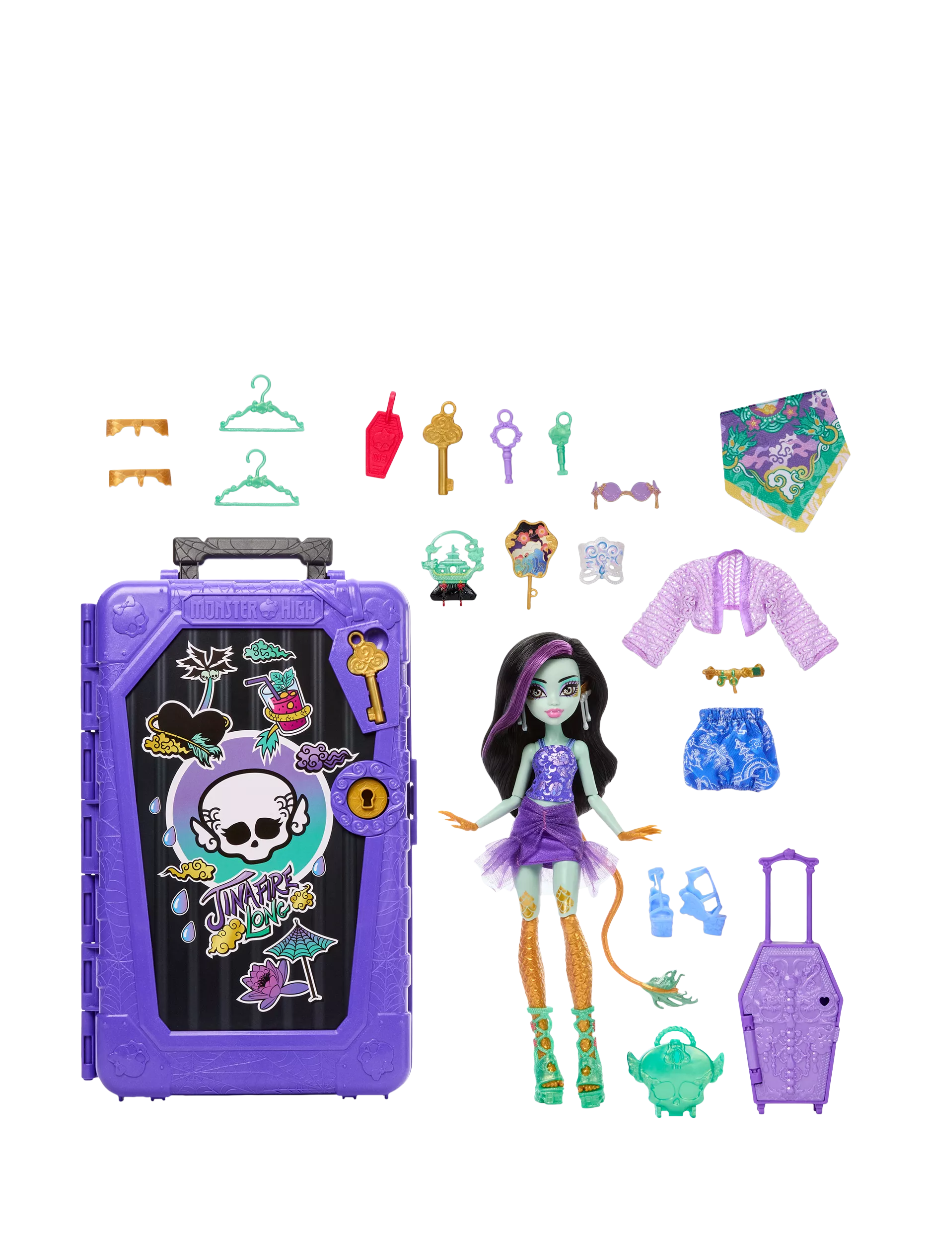 Monster High Jinafire Skulltimate Secrets doll - British product