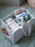 Avery Row Little Farm changing caddy organic cotton, imported from the UK