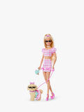 Barbie Twinning Looks doll with matching dog and bows (British brand)