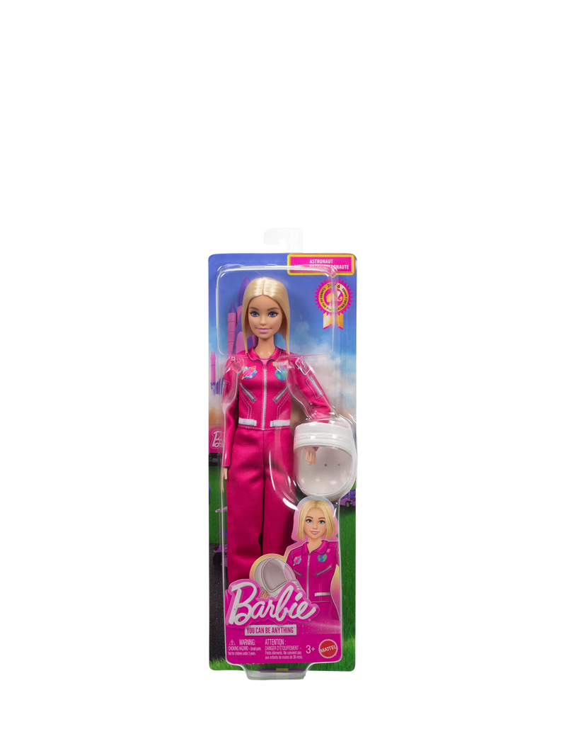 Barbie Careers Astronaut doll with spacesuit and helmet, imported from the UK