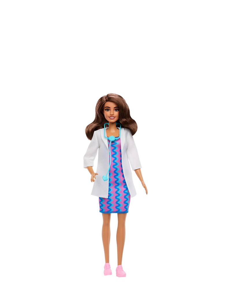 Barbie Careers Doctor Doll with outfit and stethoscope (British brand)