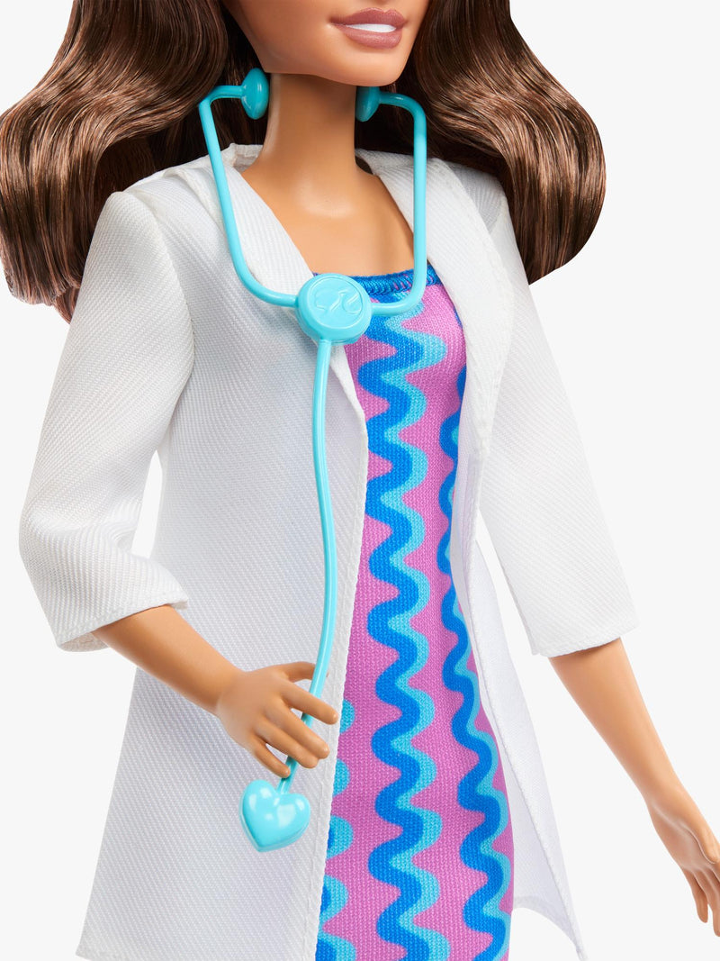 Barbie Careers Doctor Doll with outfit and stethoscope (British brand)