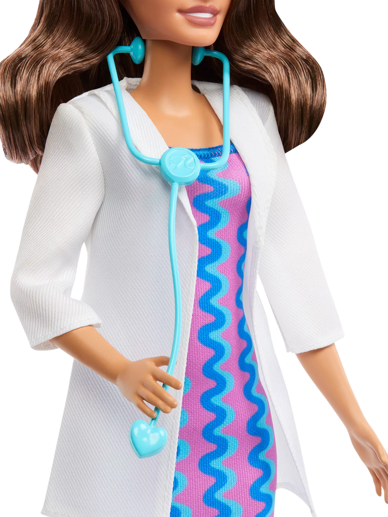 Barbie Careers Doctor Doll with outfit and stethoscope (British brand)