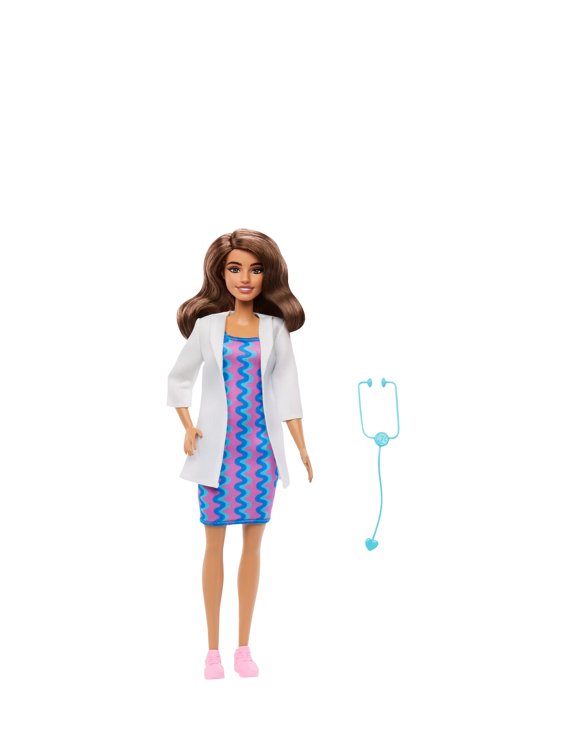 Barbie Careers Doctor Doll with outfit and stethoscope (British brand)