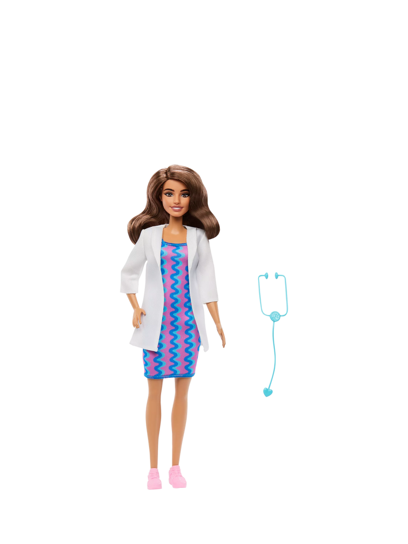 Barbie Careers Doctor Doll with outfit and stethoscope (British brand)