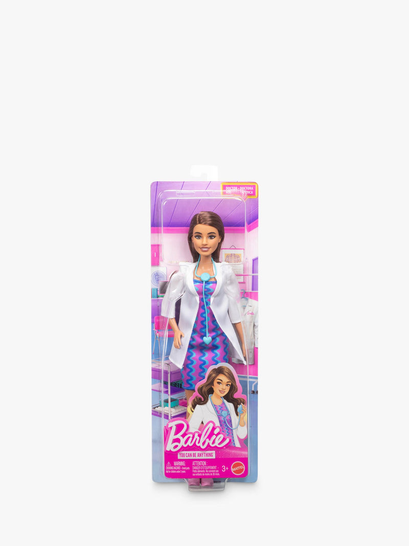 Barbie Careers Doctor Doll with outfit and stethoscope (British brand)