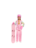 Barbie Snowboarder Doll toy with snowboard and accessories, UK version