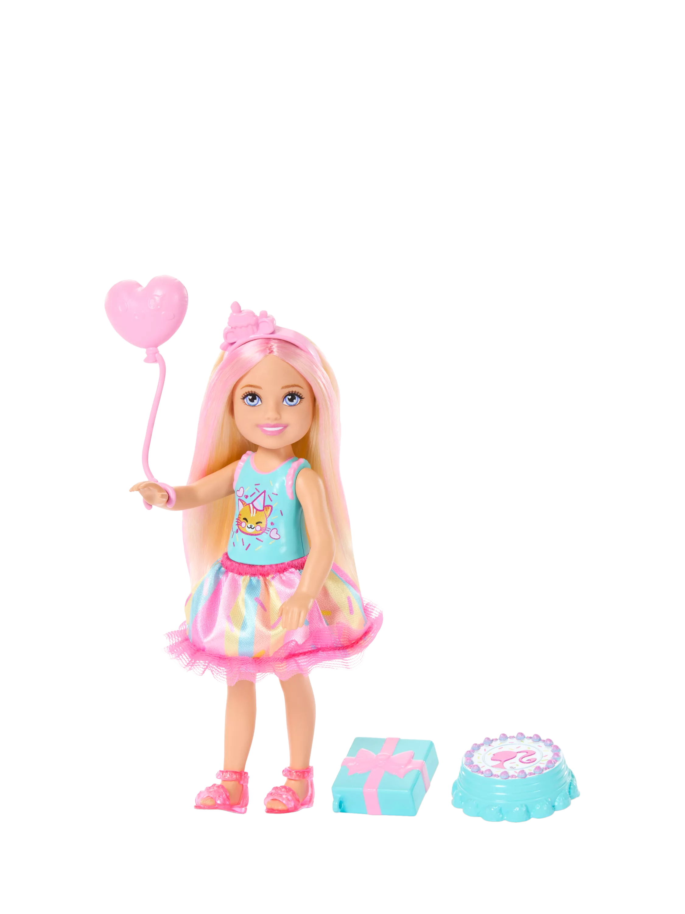 Barbie Birthday Chelsea doll with party accessories, UK version